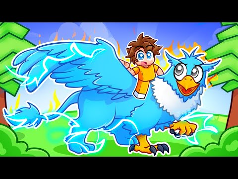 Playing Roblox as a PROTECTIVE MYTHICAL BIRD in Feather Family