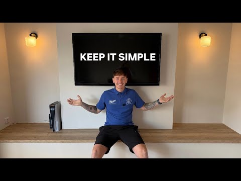 Simple TV wall for under £500