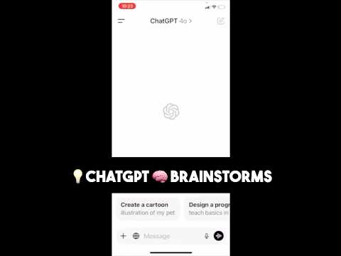 ChatGPT Brainstorming