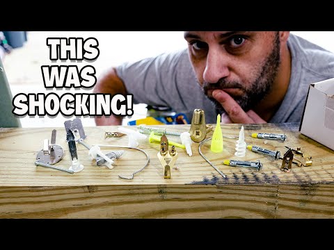 Every Drywall Anchor from The Home Depot Tested - You will be SHOCKED at how some of these did