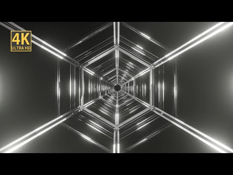 Abstract Background Video 4k Green Black White Wireframe VJ LOOP NEON Sci-Fi Wallpaper Screensaver