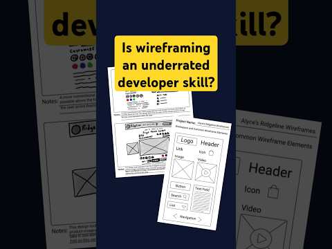 Is #wireframing in Figma an underrated developer skill? #UIUX