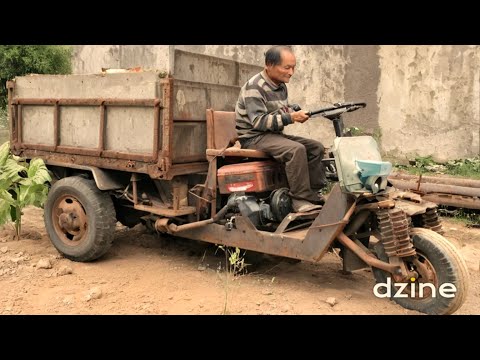 🔧Restoring Old 3-Wheel Trucks Bought Back From Disabled People – Reuse, Revalue:Turning Old Into New