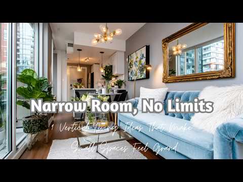✨ Narrow Room, No Limits! 🪟 9 Vertical Living Ideas That Make Small Spaces Feel Grand