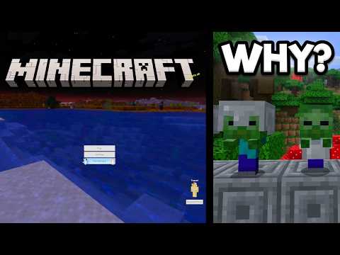 Minecraft's New Menu: It's Smaller Than These Mobs