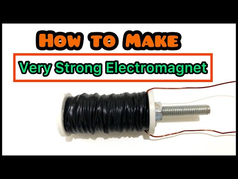 How to Make a Powerful Electromagnet | How does an electromagnet work? | DIY |