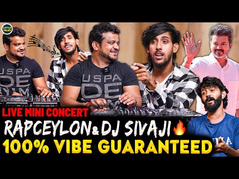ப்பா Goosebumps🔥Spot-ல Live-ஆ Compose பண்ண Thala Thalapathy Rap💥- Vaheesan & DJ Sivaji Music Fest👌