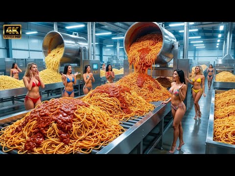 Inside the Spaghetti Factory: How Thousands of Pasta Strands Are Made Every Minute