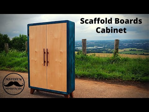 Scaffold Boards Cabinet - With Shou Sugi Ban