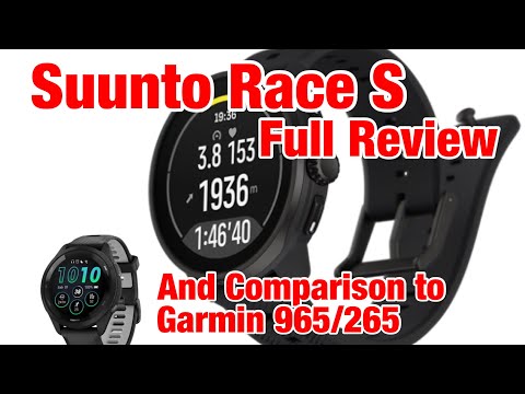 Suunto Race S Full Review AND Full Review vs Garmin Forerunner 265 & 965 TWO PART REVIEW