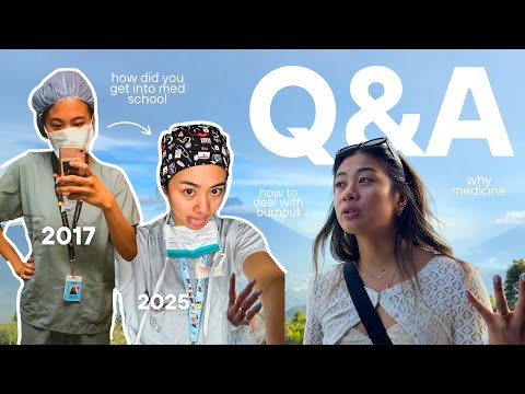 MED SCHOOL Q&A | getting into med school, staying productive, burnout + more