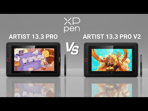 XPPen Artist 13.3 Pro vs Artist 13.3 Pro V2 - Should You Upgrade?