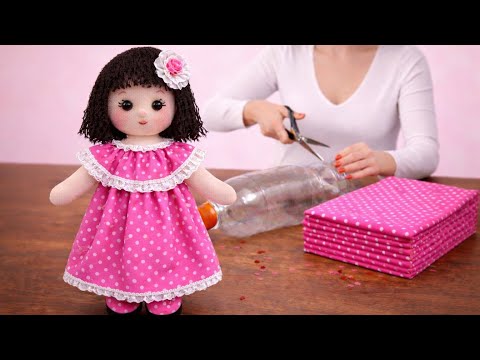 💥Bu Bebek Plastik Şişeden Yapıldı/💕Geri Dönüşümden Kocaman Bebek Yapımı