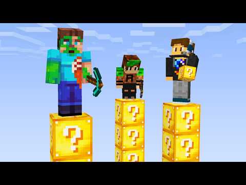 Ultimate Lucky Block Towers in Minecraft