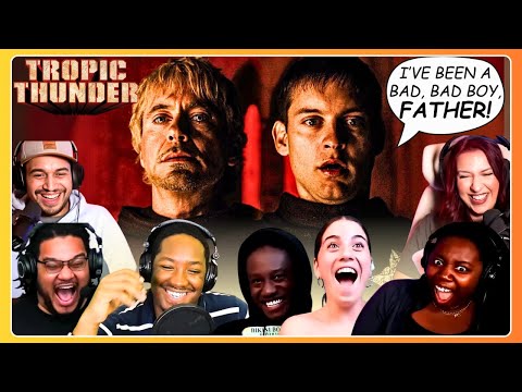 TOP 'Opening Trailers' Reactions 🤣 TROPIC THUNDER (2008) Movie Reaction Compilation Mashup