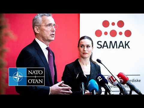 NATO Secretary General with the Prime Minister of Finland 🇫🇮 Sanna Marin, 28 FEB 2023