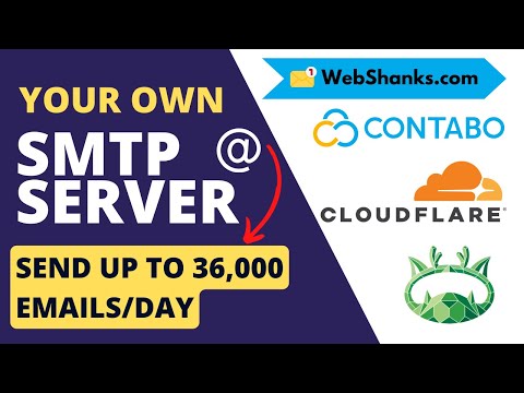 Build Your Own SMTP Server Using aaPanel, Contabo VPS and Cloudflare | Send 36K Emails/Day