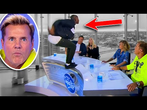 Kandidat überschreitet GRENZEN.. und springt auf JURY-PULT! 😮