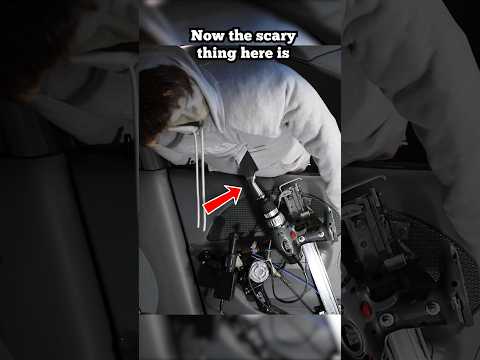 Defending my car against thieves #shorts #instantregret  #diy