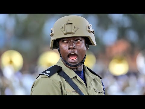 Uganda Police Force   Parade highlights from the #TareheSita45 celebrations