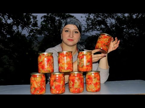 Գունավոր Պղպեղներով Պահածո-Աղցան-Перец На Зиму #Շամշադինիհամը #Шамшадин