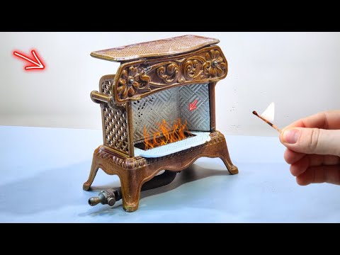 French Gas Heater Restoration - A Rare 1900s Piece!