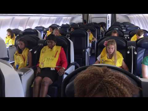 CABIN CREW TRAINING: DITCHING - LONG (FULL) CABIN PREPARATION