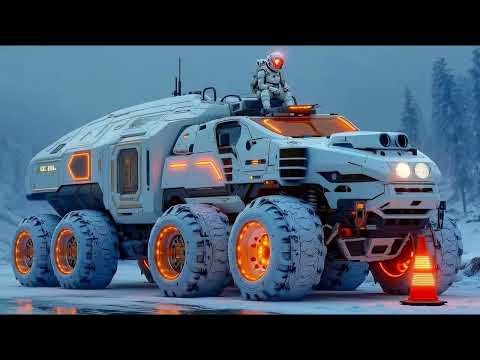 AI Future City 4K | Winter Neon Streets & High-Speed Trains – AIDoALL