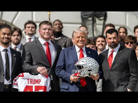 President Trump Welcomes the 2024 College Football National Champions - The Ohio State University