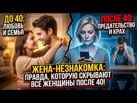 Твоя жена после 40 лет — это незнакомка. Правда, которую боятся признать миллионы мужчин.