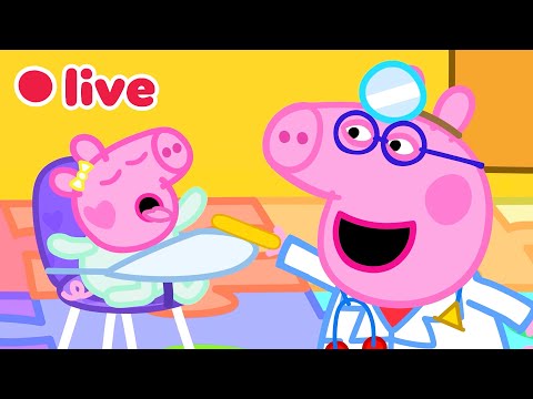 🔴 Peppa Wutz LIVE! BABY EVIE Episoden 🍼 Die Besten Momente von Evie 🥹 Cartoons für Kinder