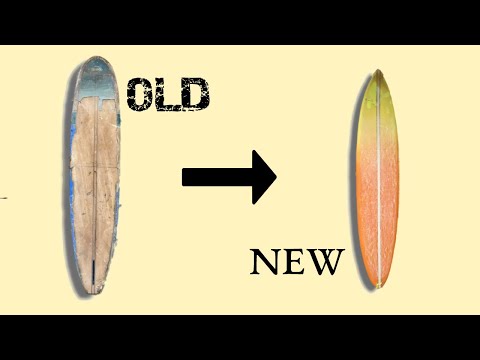 RE-MADE surfboard, testing in BIG waves.