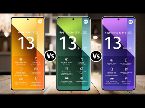 Redmi Note 13 5G Vs Redmi Note 13 Pro 5G Vs Redmi Note 13 Pro+ 5G