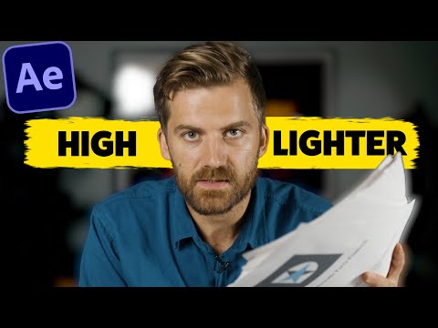 How To Make The Johnny Harris Highlighter Effect In After Effects | EASY