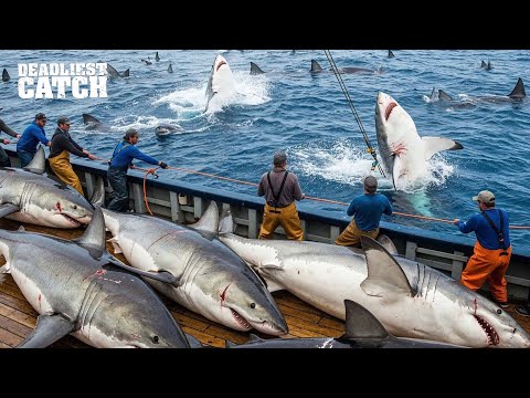 Why Harvesting Shark Meat and Fins in Open Water Can Be Worth Millions | Fishing Documentary