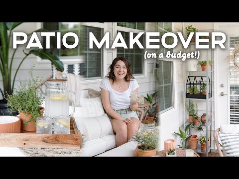 SMALL PATIO MAKEOVER | Beautiful Outdoor Decorating Ideas (DIY & Budget-Friendly!) ☀️