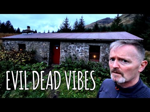 A SPOOKY Night In A Cabin In The Woods