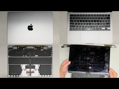 2024 13" Inch M3 MacBook Air Disassembly LCD Screen Assembly Replacement Repair