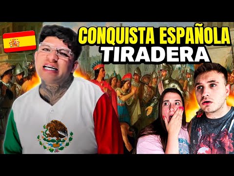 MEXICANO HACE TIRADERA A ESPAÑA POR LA CONQUISTA 😱🇲🇽 ESPAÑOLES REACCIONAN 🔥 **como dice esto??!!**