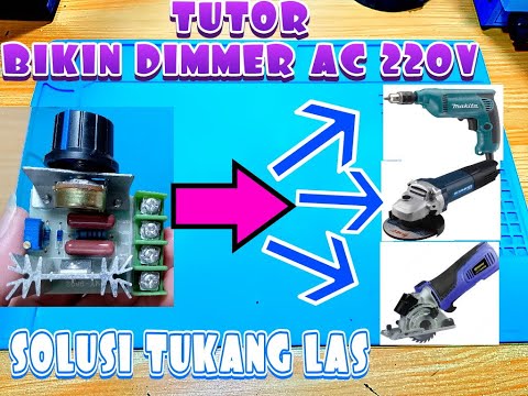 IDE CERDAS 💯‼️BURUAN BIKIN SENDIRI DIMMER AC 220V ‼️SOLUSI TUKANG LAS