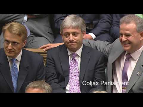 John Bercow Speech 2009 Speaker Election