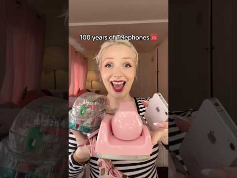 100 years of Telephones 😲 #shorts