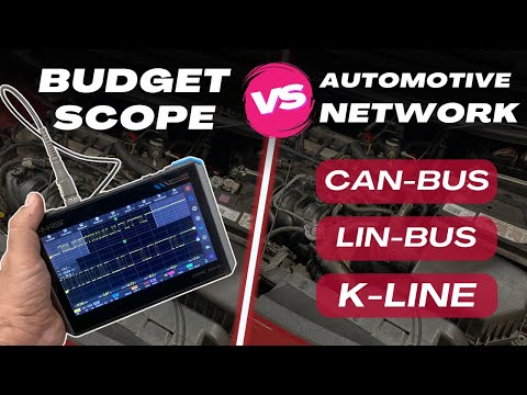 Automotive Network vs Budget Oscilloscope | CAN BUS, LIN-BUS & K-LINE Diagnostic with a Budget Scope