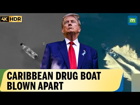 Trump Claims U.S. Strike Blew Up ‘Narcoterrorist’ Boat in Caribbean Show of Force | 4K