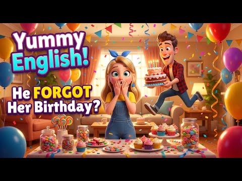 Did Leo Forget Her Birthday? | The Best Birthday Surprise 🎂 | English (Slow & Easy for Beginners)