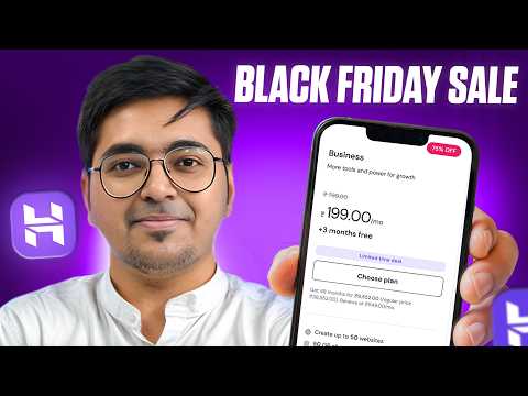 Hostinger Business Plan Web Hosting | 30% Extra OFF Coupon | Hostinger Black Friday - In Hindi