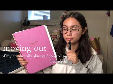 moving out of my emotionally abusive household (they need to do some journaling)