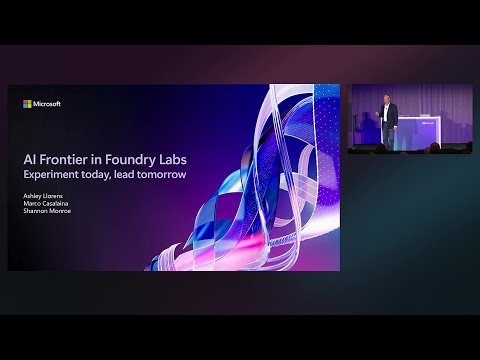 AI frontier in Foundry Labs: Experiment today lead tomorrow | BRK204