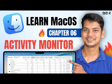 Understanding Activity Monitor on Mac in Hindi | Learn MacOS in Hindi | Chapter 06