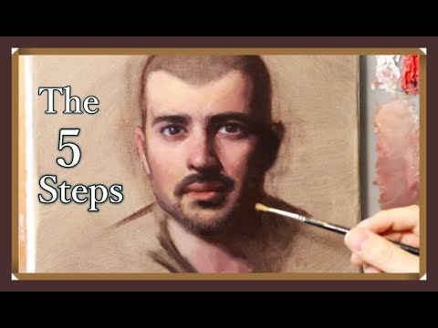 Portrait Painting Tutorial | STEP-BY-STEP using ZORN PALETTE